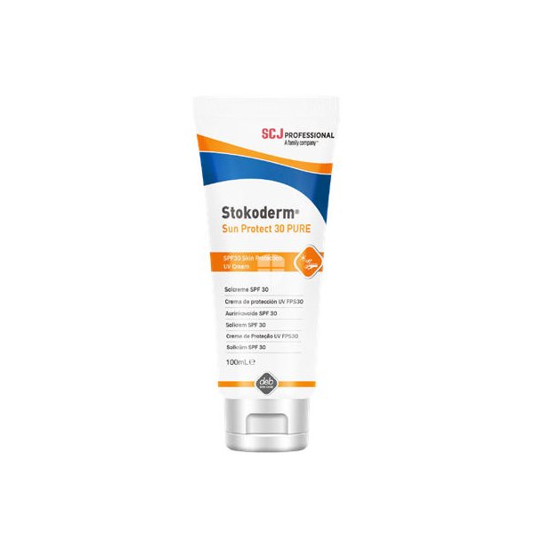 Deb Stoko Stokoderm Sun Protect 30 Pure Solcreme med SPF30 100ml 