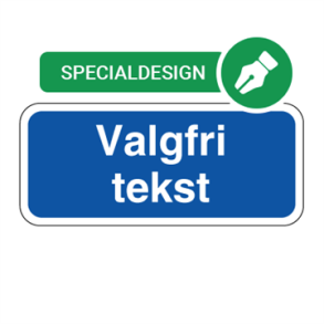 Skilt Undertavle til frdselstavle 25x50cm reflekstype3