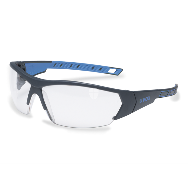  uvex i-works sikkerhedsbrille antidug &amp; antiridse klar linse pk a 5 stk