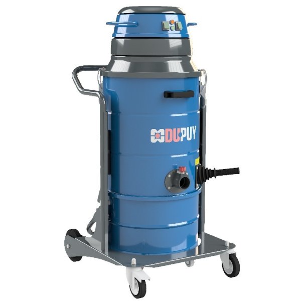 DU-PUY W2 Enfaset to motors industrist�vsuger til st�v, faste og flydende materialer